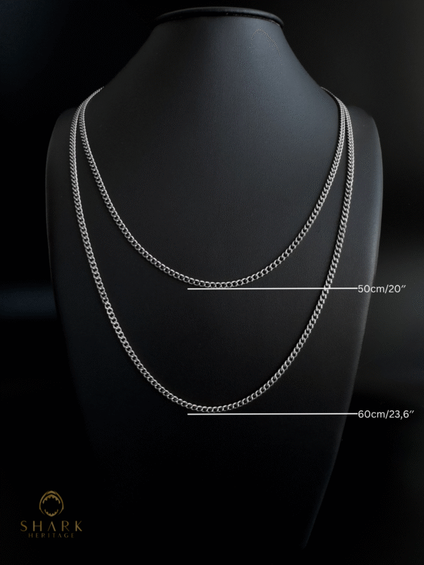 Great White Shark Tooth Necklace - 1.65inch / 4.2cm long - Image 8